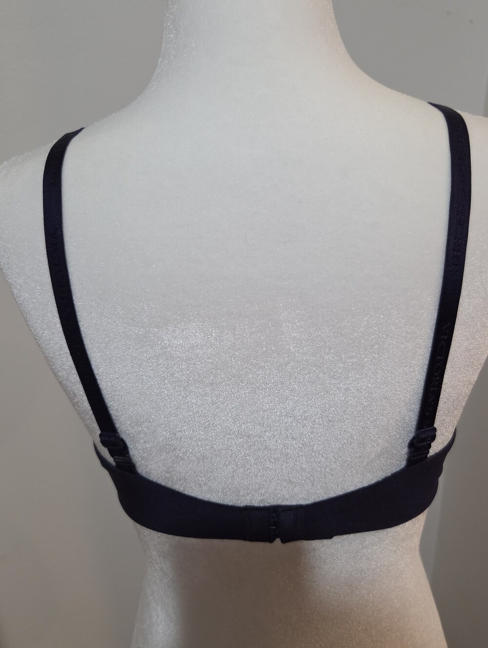 Victoria's Secret Purple Sparkly Lined No Wire Bra Adjustable Straps | 36C - Picture 3 of 8